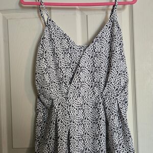 Leopard Print Spaghetti Strap Top